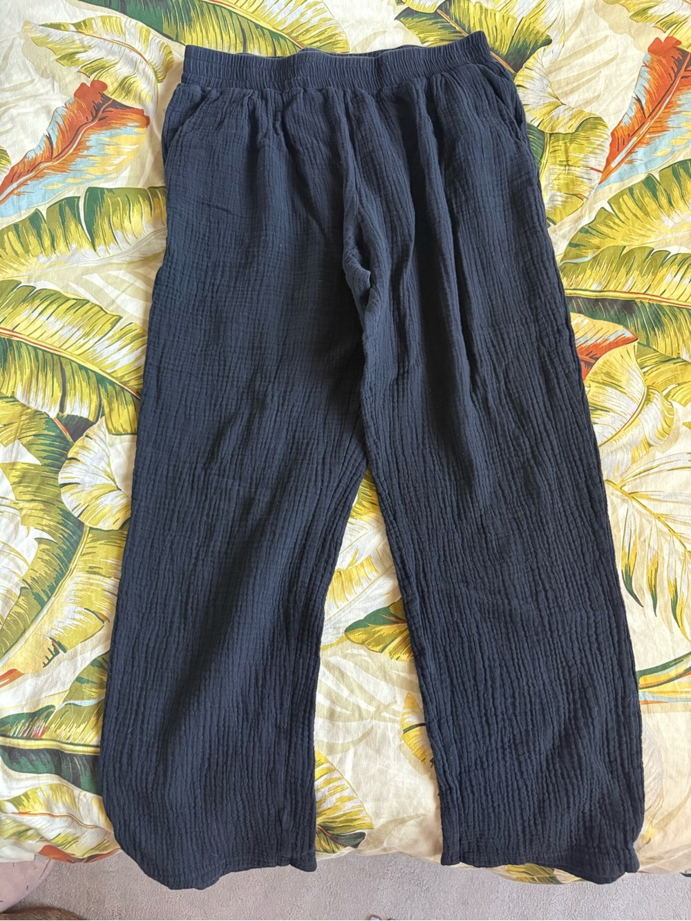 Gauzy straight leg pants